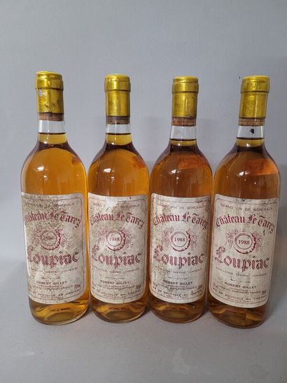 4 blles Ch. LE TAREY Loupiac 1988