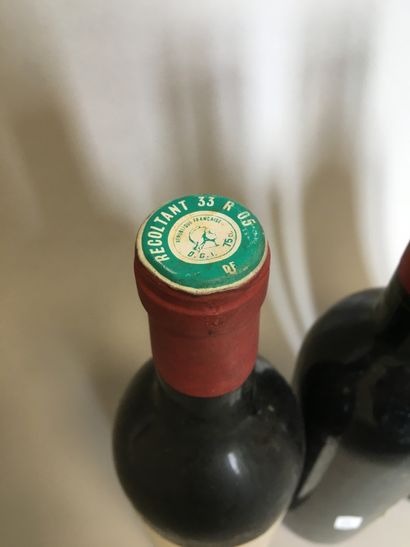 3 blles Ch. POUJEAUX Moulis-en-Médoc 1979...