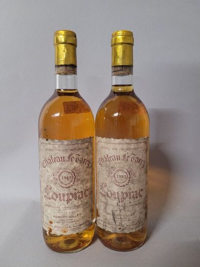 2 blles Ch. LE TAREY Loupiac 1983
