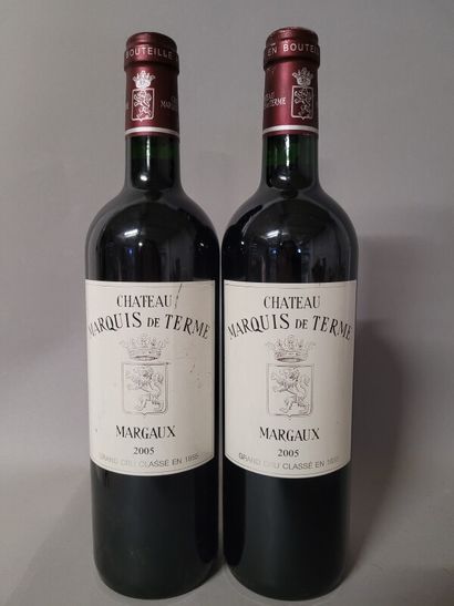 2 blles Ch. MARQUIS DE TERME Margaux 200...