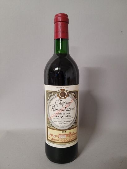 1 blle Ch. RAUZAN-GASSIES Margaux 1991