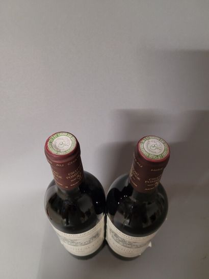 2 blles Ch. FOMBRAUGE Saint-Emilion 1990...