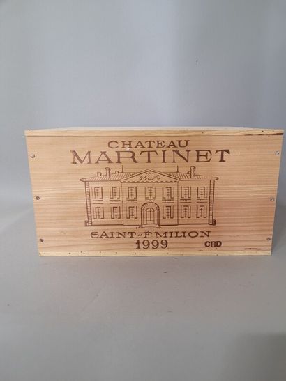 6 blles Ch. MARTINET Saint-Emilion 1999
