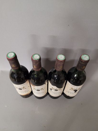 8 blles Ch. DE FIEUZAL Graves 1978