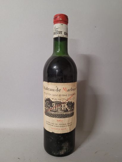 1 blle Ch. DE MARBUZET Saint-Estèphe 196...