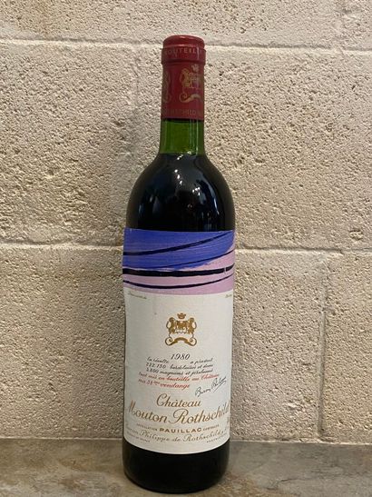 1 blle Ch. MOUTON ROTHSCHILD - Pauillac 1980...