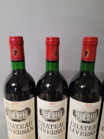 12 blles Ch. LIVERSAN Haut-Médoc 1973