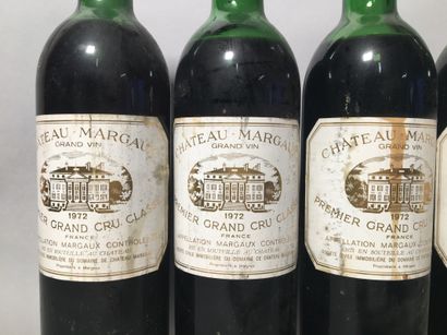 13 blles Ch. MARGAUX Margaux 1972 - 7 mi-épaule...