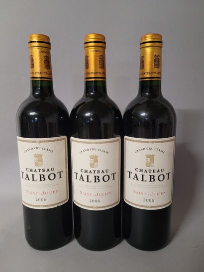 3 blles Ch. TALBOT Saint-Julien 2006