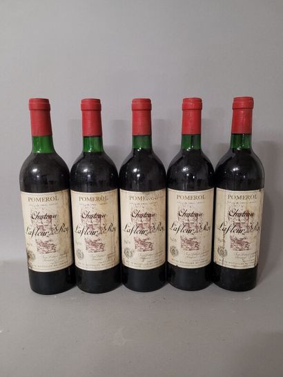 5 blles Ch. LA FLEUR DU ROY Pomerol 1978...