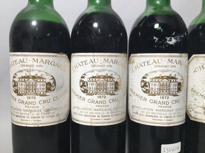 13 blles Ch. MARGAUX Margaux 1972 - 7 mi-épaule...