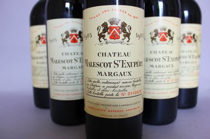 6 blles Ch. MALESCOT ST EXUPERY Margaux ...