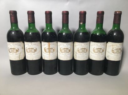 13 blles Ch. MARGAUX Margaux 1972 - 7 mi-épaule...