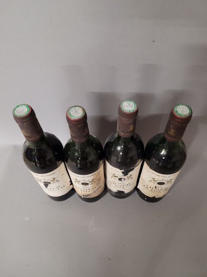 8 blles Ch. DE FIEUZAL Graves 1978