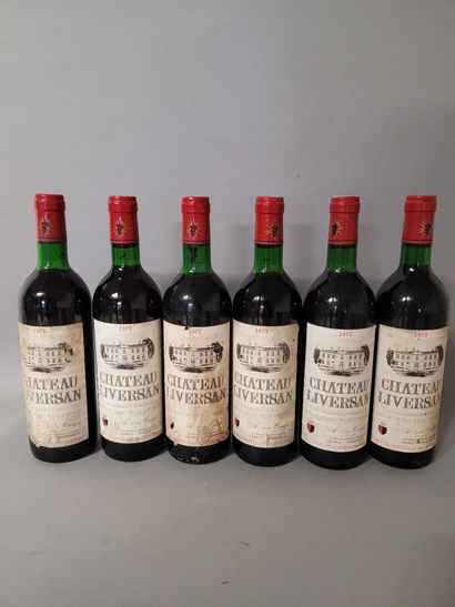 12 blles Ch. LIVERSAN Haut-Médoc 1973