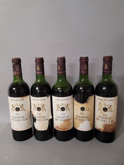 10 blles Ch. DE FIEUZAL Graves 1976