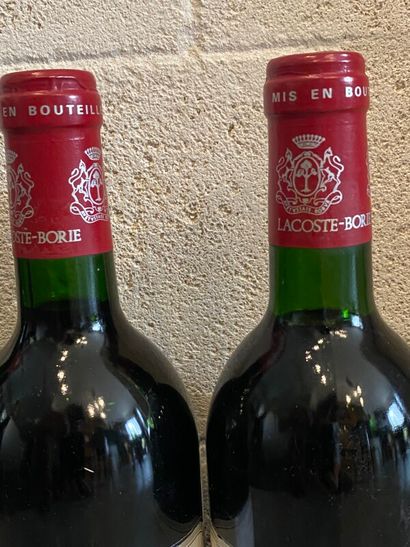 3 blles Ch. LACOSTE BORIE - Pauillac 198...