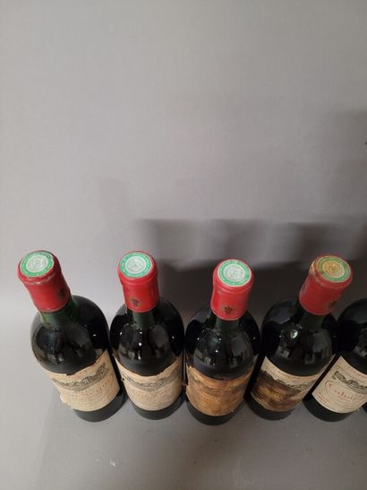 7 blles Ch. CALON SEGUR Saint-Estèphe 19...