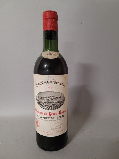 1 blle DOMAINE DU GRAND-ORMEAU Lalande-de-Pomerol...
