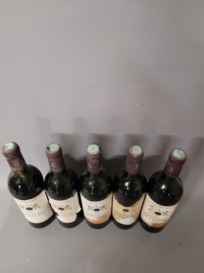 10 blles Ch. DE FIEUZAL Graves 1976
