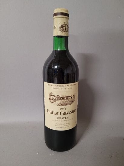 1 blle Ch. CABANNIEUX Graves 1982 - Bas ...