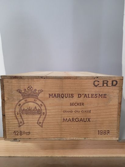12 blles Ch. MARQUIS D'ALESME Margaux 19...