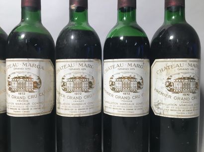 13 blles Ch. MARGAUX Margaux 1972 - 7 mi-épaule...