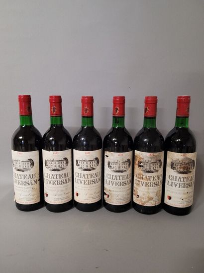 12 blles Ch. LIVERSAN Haut-Médoc 1973