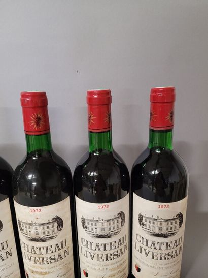 12 blles Ch. LIVERSAN Haut-Médoc 1973