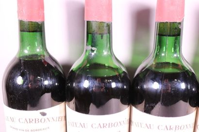6 blles Ch. CARBONNIEUX Graves 1964 2 haute...