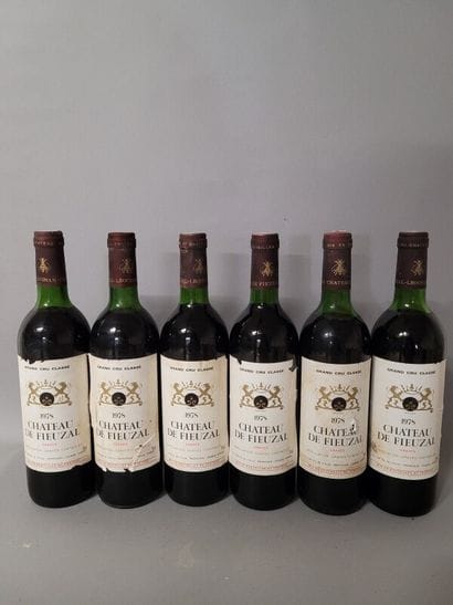 12 blles Ch. DE FIEUZAL Graves 1978