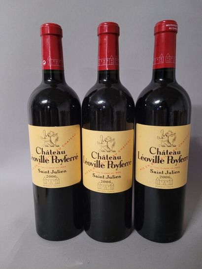 3 blles Ch. LEOVILLE POYFERRE Saint-Julien...
