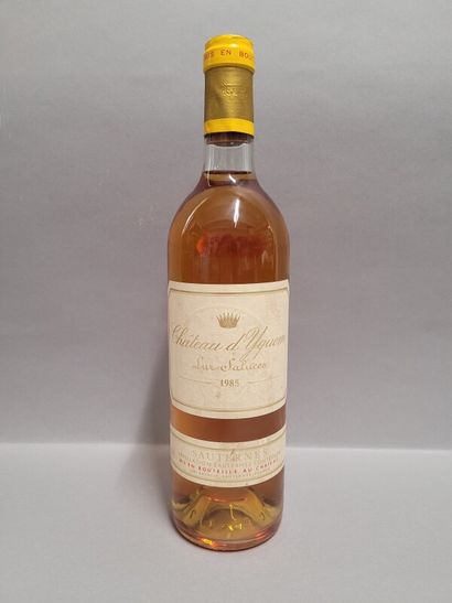 1 blle Ch. D'YQUEM Sauternes 1985 bas go...