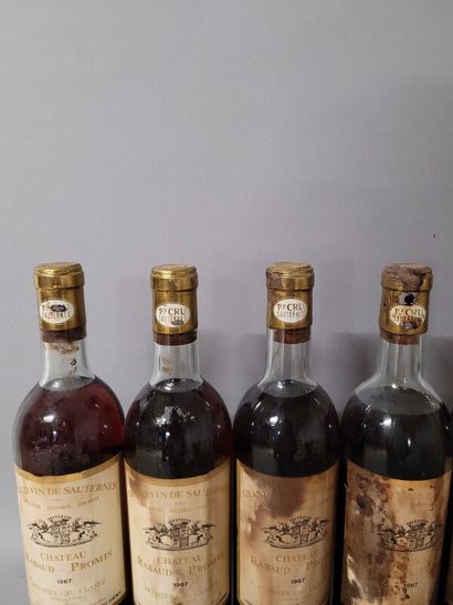 7 blles Ch. RABAUD PROMIS Sauternes 1967...