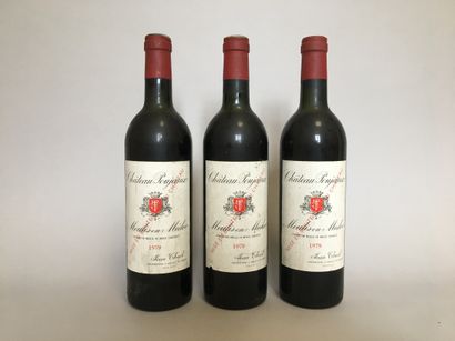3 blles Ch. POUJEAUX Moulis-en-Médoc 1979...