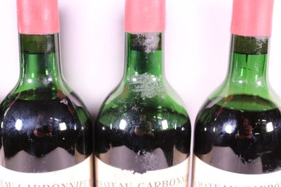 6 blles Ch. CARBONNIEUX Graves 1964 2 haute...