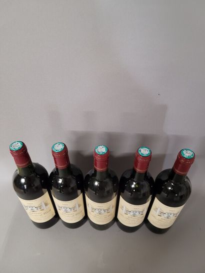 5 blles Ch. LES LANDES DE CACH Pauillac 2003...