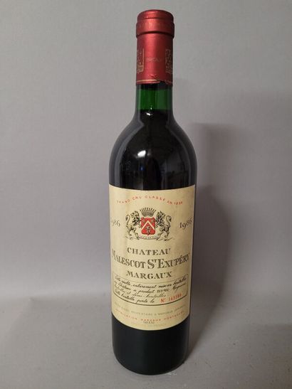 1 blle Ch. MALESCOT St EXUPERY Margaux 1986...