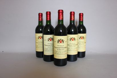 6 blles Ch. MALESCOT ST EXUPERY Margaux ...