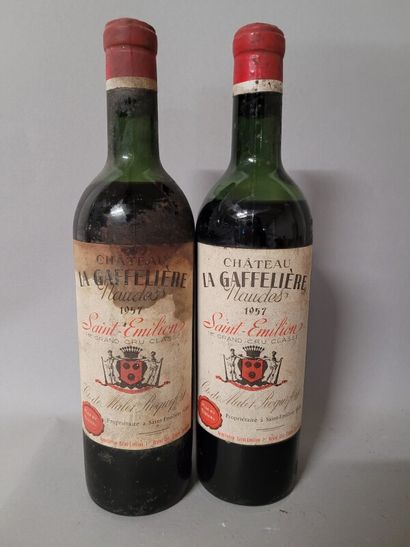 2 blles Ch. LA GAFFELIERE NAUDES Saint-Emilion...