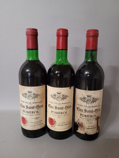 3 blles CLOS SAINT-YVES Pomerol SM