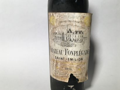 1 blle Ch. FONPLEGADE Saint-Emilion 1959...