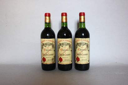 3 blles Ch. LA CHAPELLE-LESCOURS Saint-Emilion...