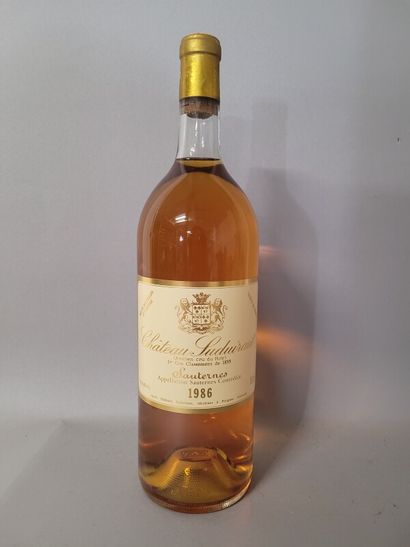 1 mag Ch. SUDUIRAUT Sauternes 1986 - étiquette...