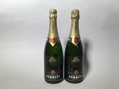 2 blles POMMERY Champagne Brut Royal - Parfait...