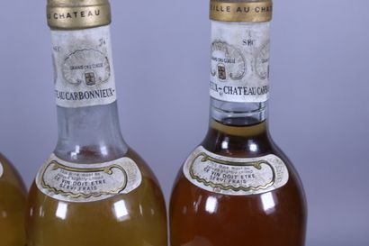 4 blles Ch. CARBONNIEUX Pessac-Léognan 1991...