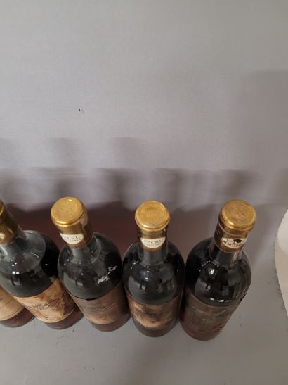 7 blles Ch. RABAUD PROMIS Sauternes 1967...