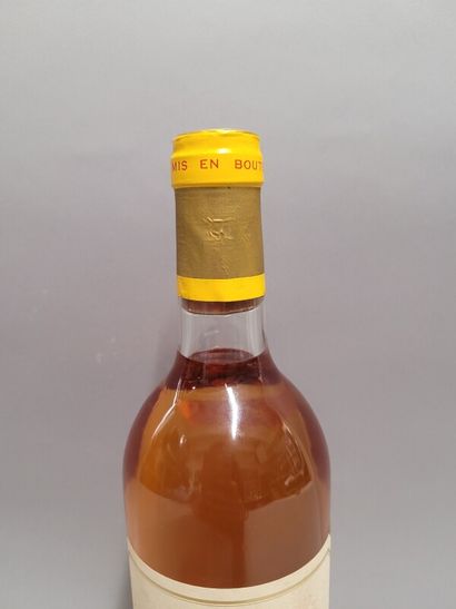 1 blle Ch. D'YQUEM Sauternes 1985 bas go...