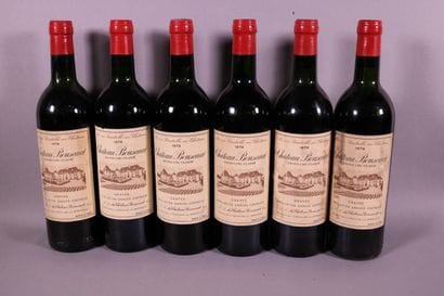 6 blles Ch. BOUSCAUT Graves 1979 haute épaule...