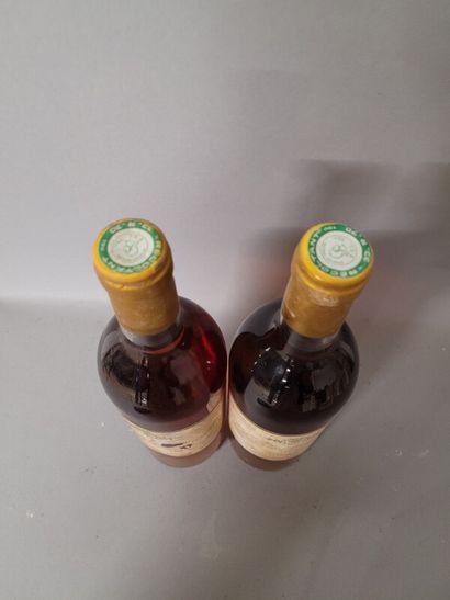 2 blles Ch. CAMERON Sauternes 1986